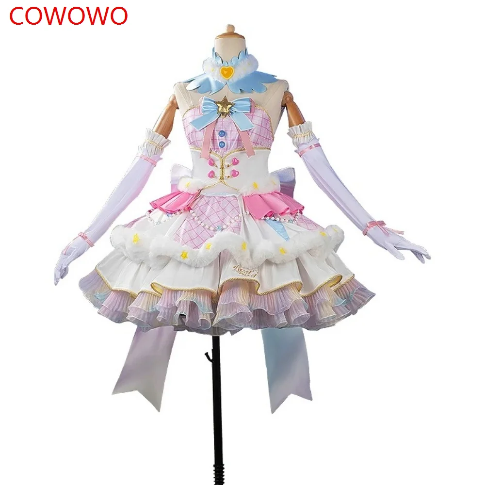 COWOWO Aikatsu! Serie Hoshimiya Ichigo Shining Declara Cosplay Kostuum Cos Game Anime Party Uniform Halloween Speel Rol Kleding