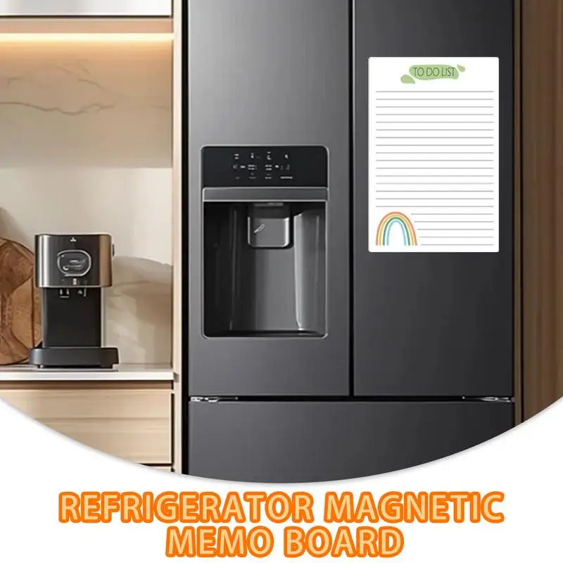 Tableau mémo magnétique pour réfrigérateur, tableau effaçable à sec, hebdomadaire, étanche