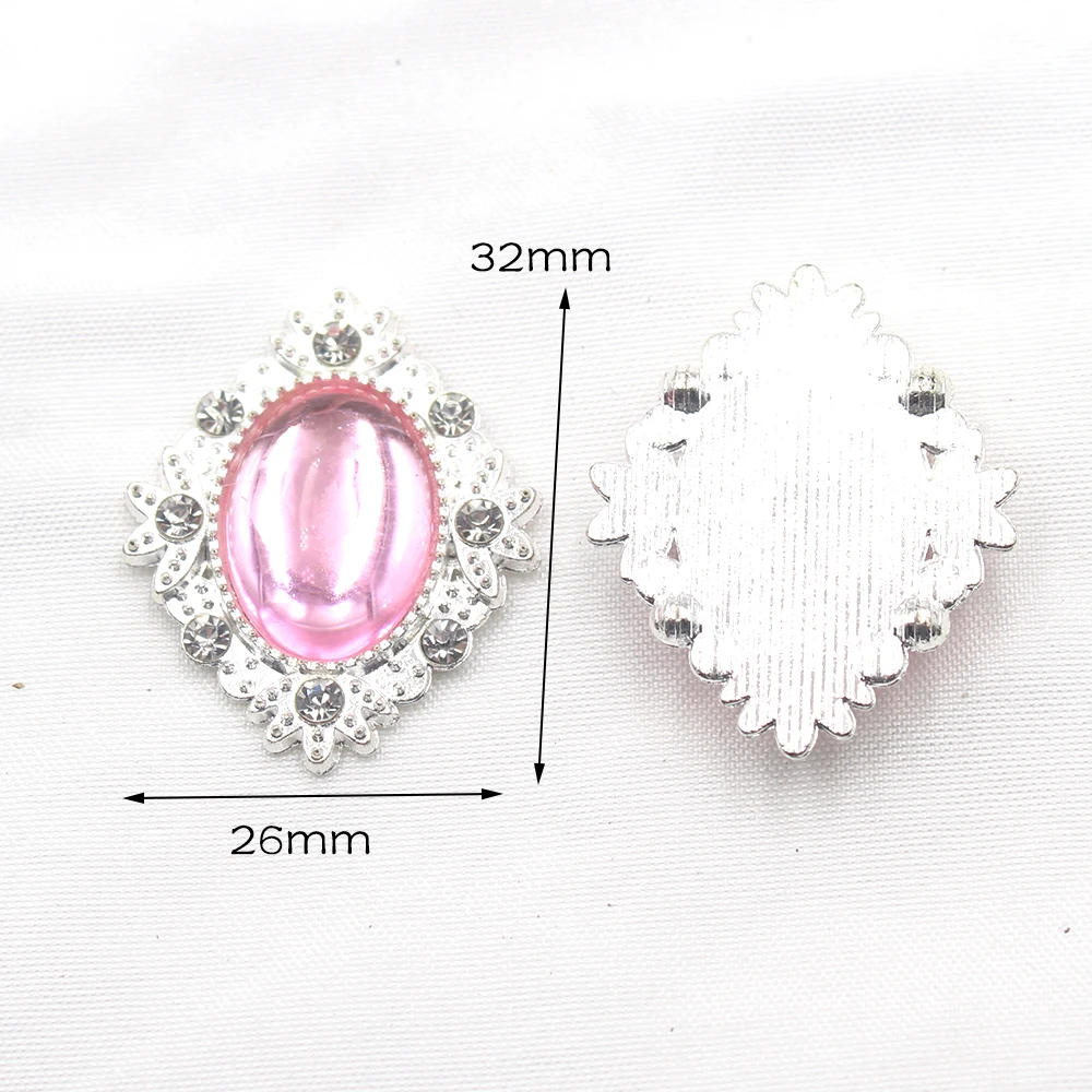 5Pcs Oval Resin Silver Color R - Tie Clip Silver ulasan dan harga