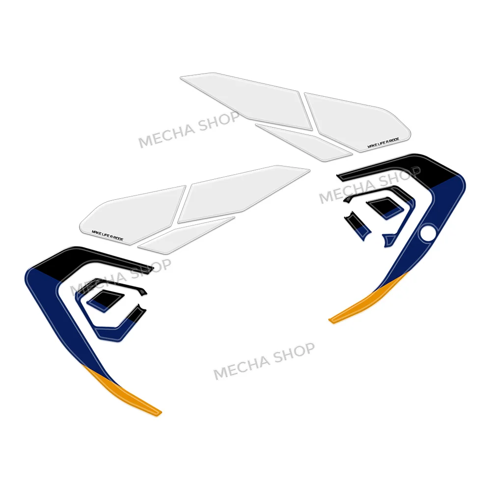 For R1300GS GS1300 Trophy Saddle Panel Stickers 3D Resin Decal Kit Motorcycle Accessories