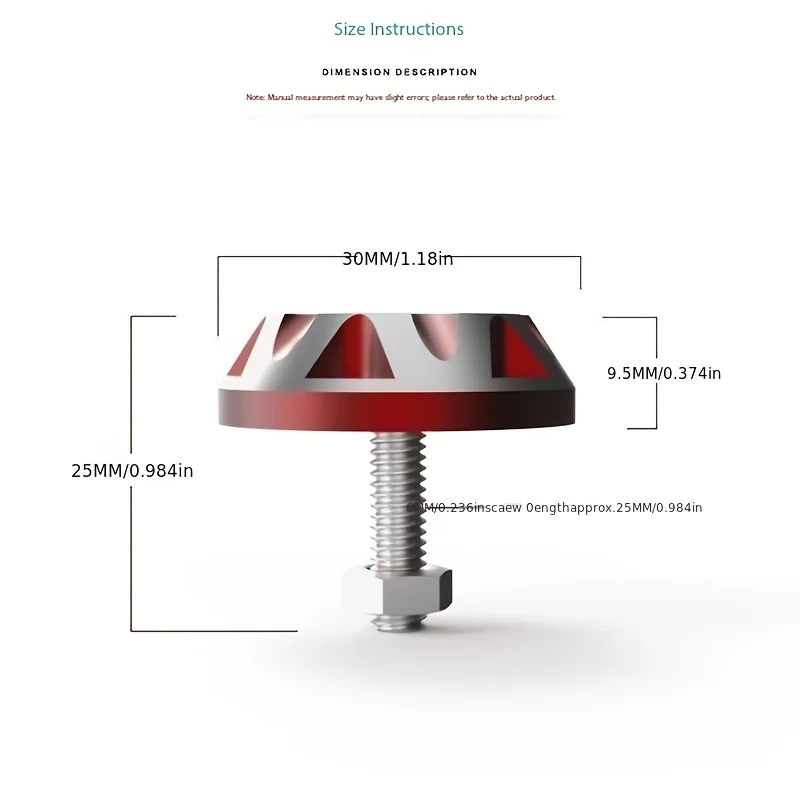 Luxury Aluminum Alloy Hexagonal Star Carved Screw Caps, Decorative Cover Accessories for Electric Scooter & Motorcycle Modificat