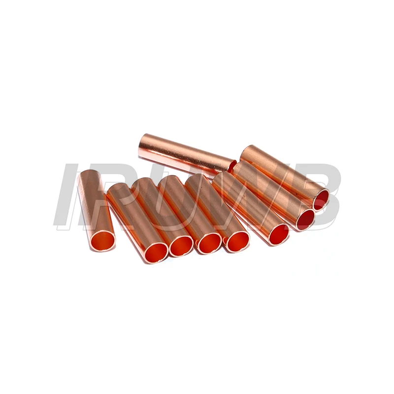 100Pcs Copper Ring Terminal Wire Crimp Connector Bare Cable Battery Terminals Soldered Connectors