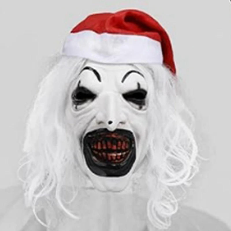 جديد-قناع المرعب القاتل قناع المهرج مخيف جوكر زي هالوين الرعب قناع مخيف للكبار الرجال النساء