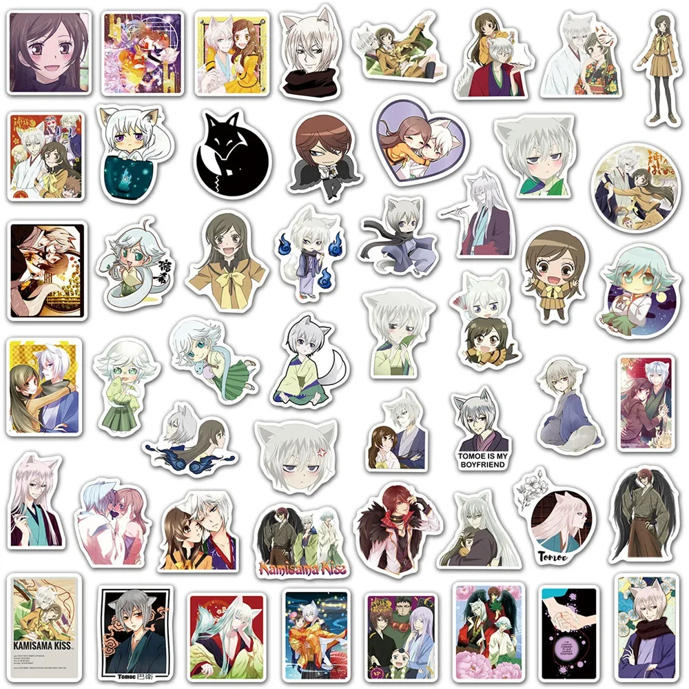 10/30/50PCS Anime Kamisama Love Nanami Tomoe Sticker for Luggage Laptop IPad Gift Phone Case Mug Waterproof Sticker Wholesale