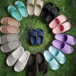 Summer Children's Casual Slippers Solid Color Breathable Non-Slip Home Bathroom Beach Kids Soft Slippers Boys Girls Indoor Shoes