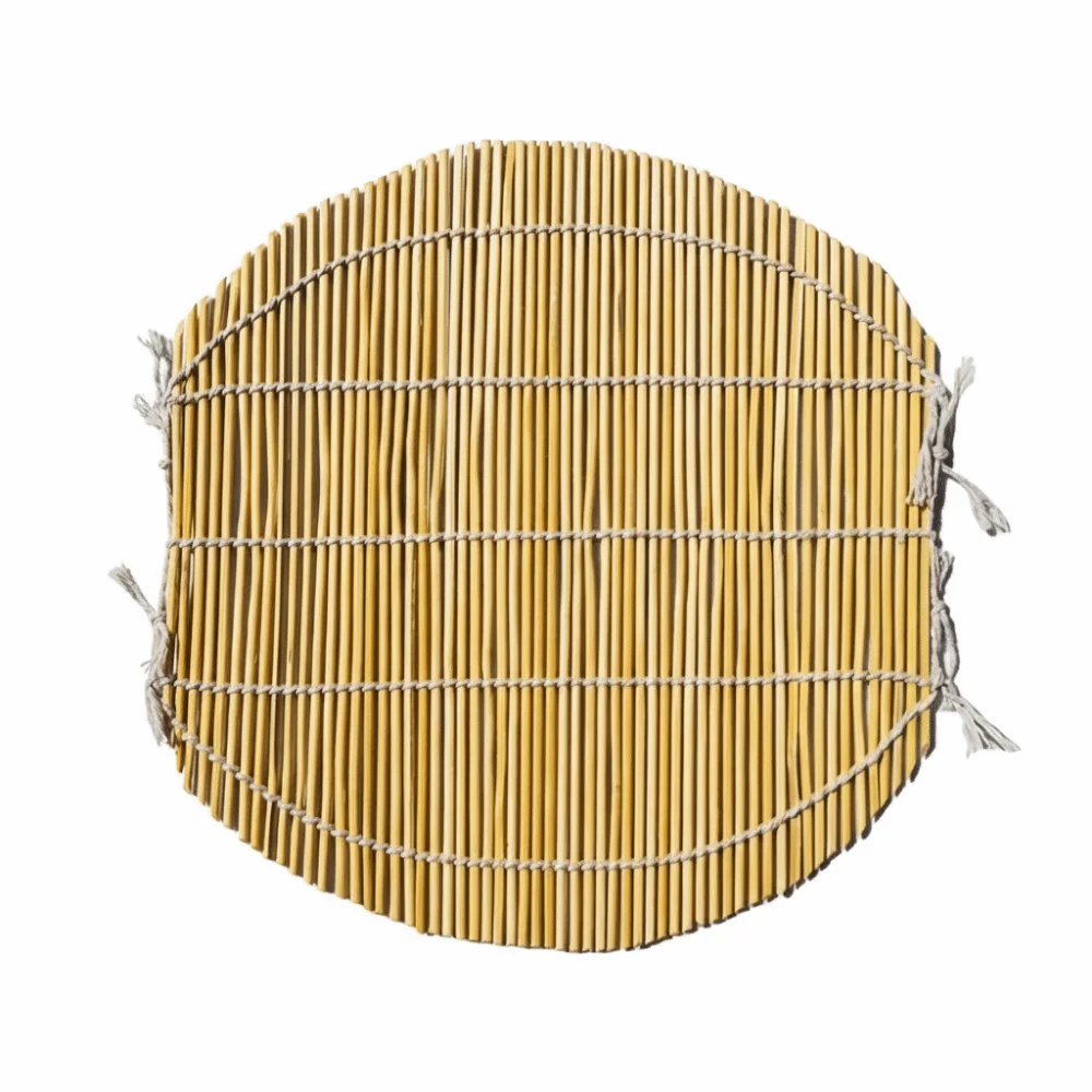 Reusable Non-stick Round Steamer Liner Natural Eco-friendly Rattan Steamer Mat Steamers Mat Kitchen