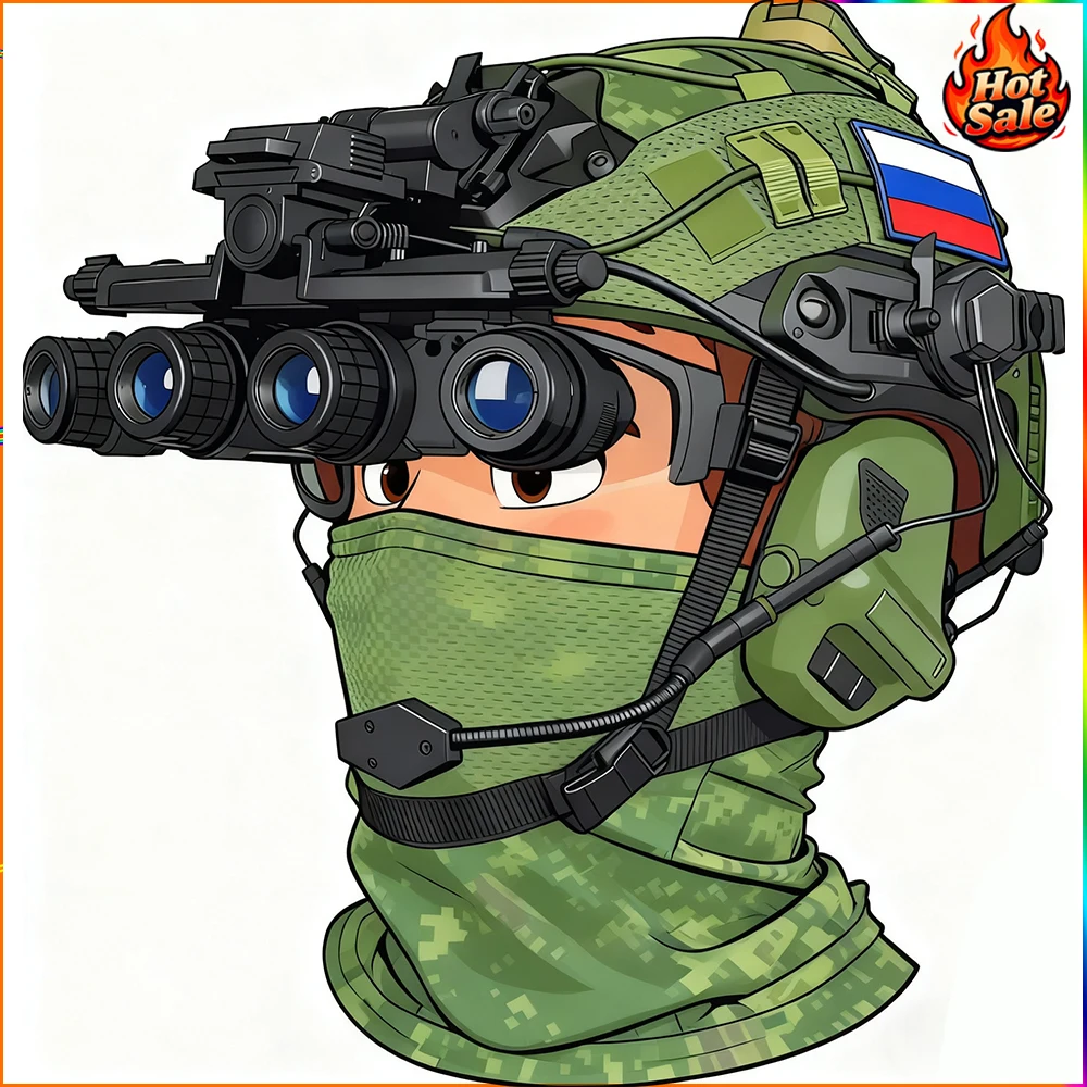 

Russian Military Tactical Bump Helmet 8-in-1 Set with Balaclava, Camouflage Design for Airsoft Paintball Outdoor Field & Cosplay