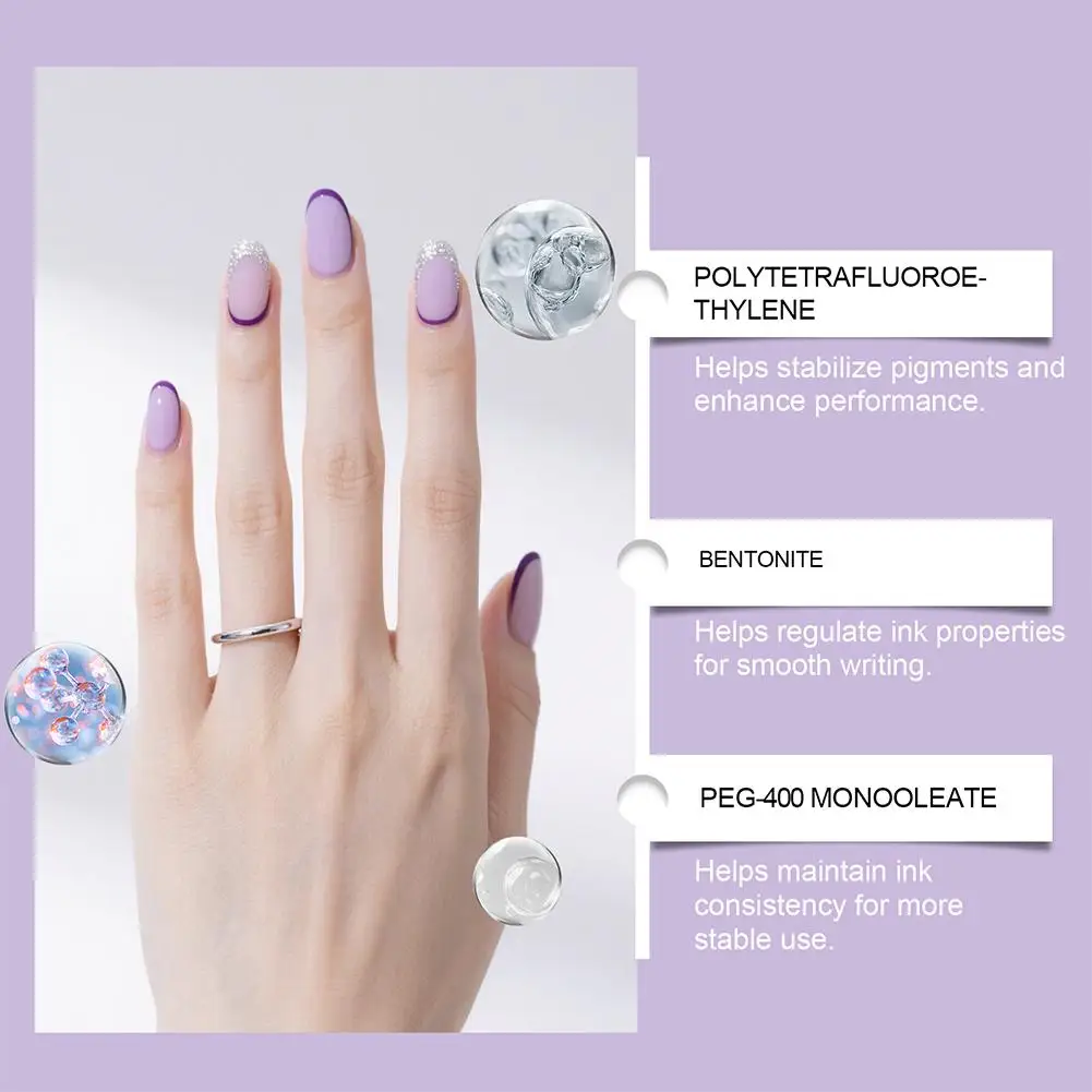 Ensemble de stylos de peinture imperméables pour Nail Art, 12 couleurs, séchage rapide, stylo Graffiti pour ongles, dessin, ligne de peinture, crayon, outils de manucure