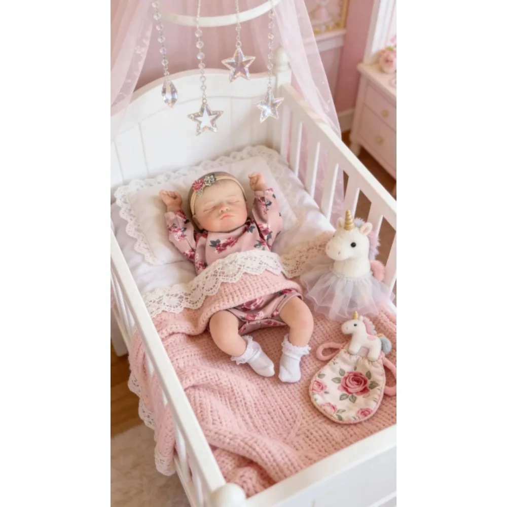 17 "الشعبية روزالي تولد من جديد دمية طفل الوليد الطفل حجم واقعية نابض بالحياة دمى طفل ثلاثية الأبعاد الجلد مع الأوردة المرئية mucionesas niñas