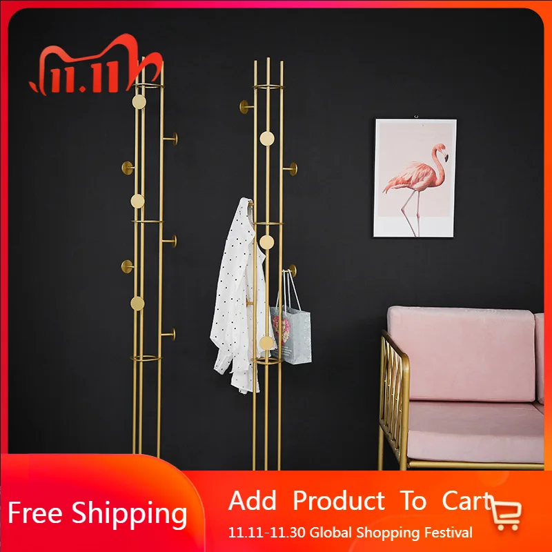 

Minimalist Garment Coat Racks Hanging Bedroom Camping Display Nordic Standing Coat Racks Cheap Cabinet Perchero Home Furniture