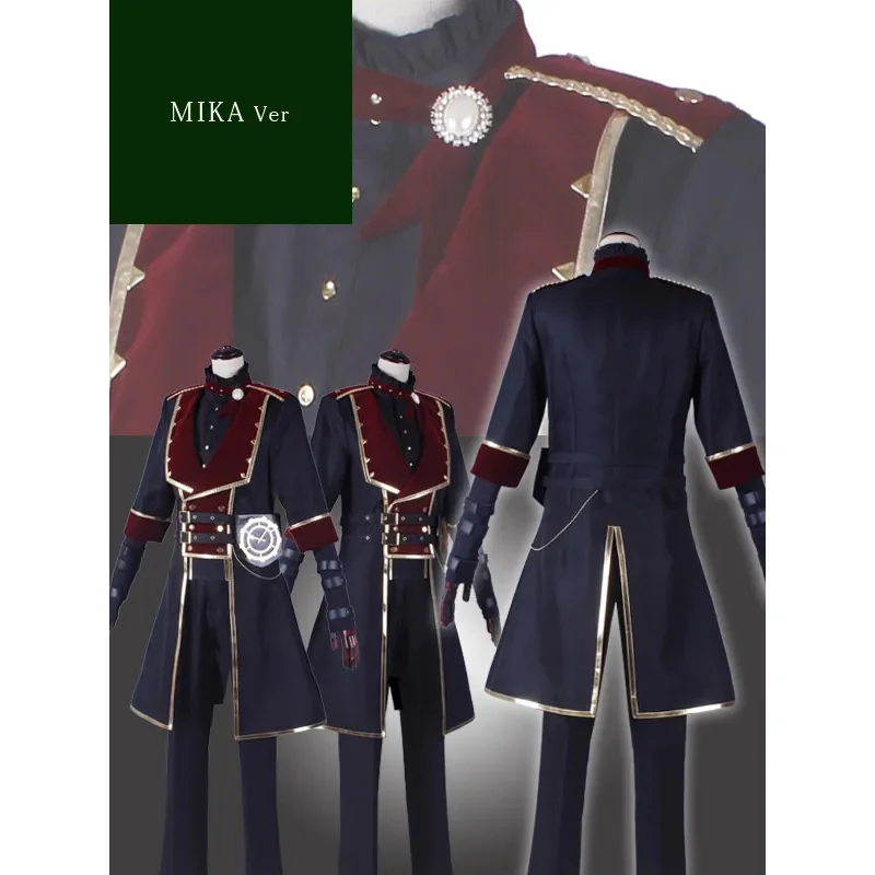 アニメアンサンブルスターズヴァルキリー仁兎なずな/樹シュウ/MIKA シアターファッションエレガントな制服コスプレ衣装ハロウィンロールプレイ