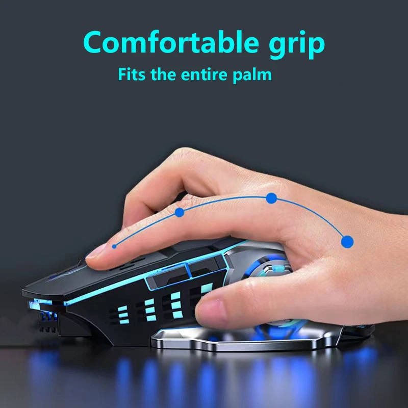 

Wireless Mouse Gaming Computer Silent Bluetooth Rechargeable Mouse Usb Mechanical E-sports Backlight Gamer Mouse For Pc Laptop