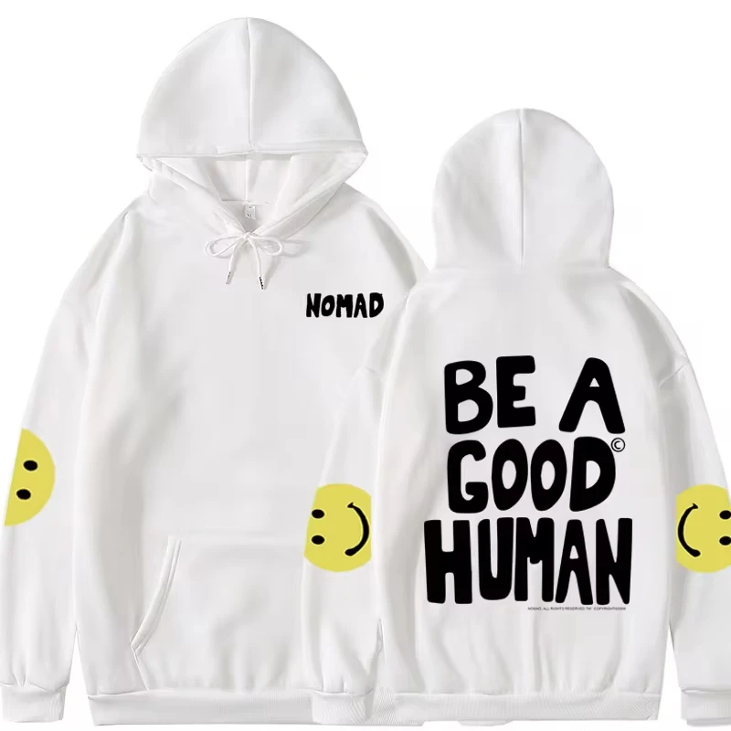 New JIMIN NOMAD BE A GOOD HUMAN Hoodie KPOP Sweatshirt Fashion Pullover Hooded Jimin Clothes JIMIN Merch