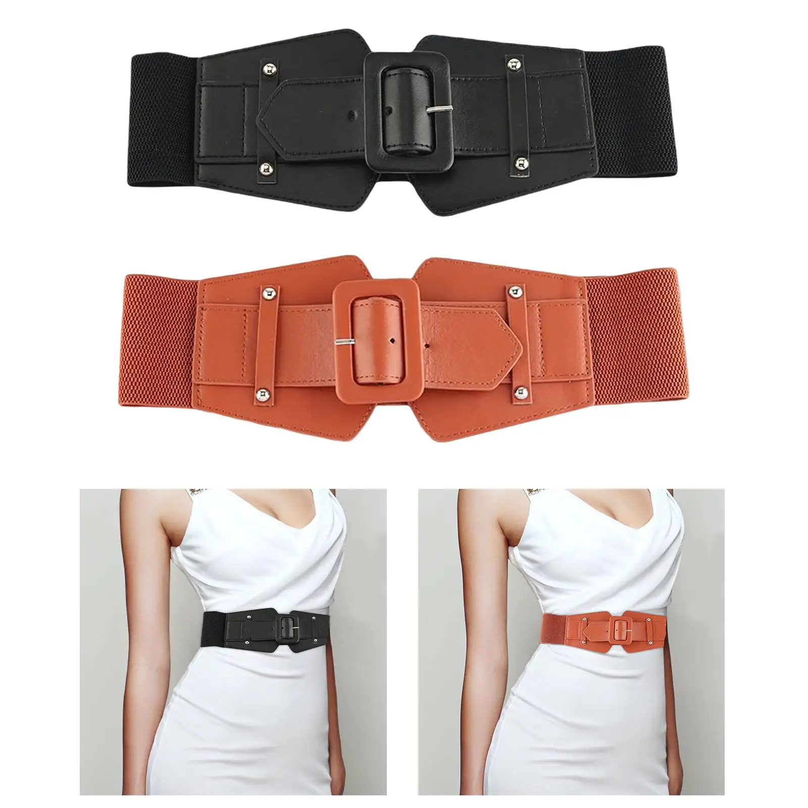 70 Cm Dress Elastic Waist Belt Stretch Cinch Belt Bridal Women Wide