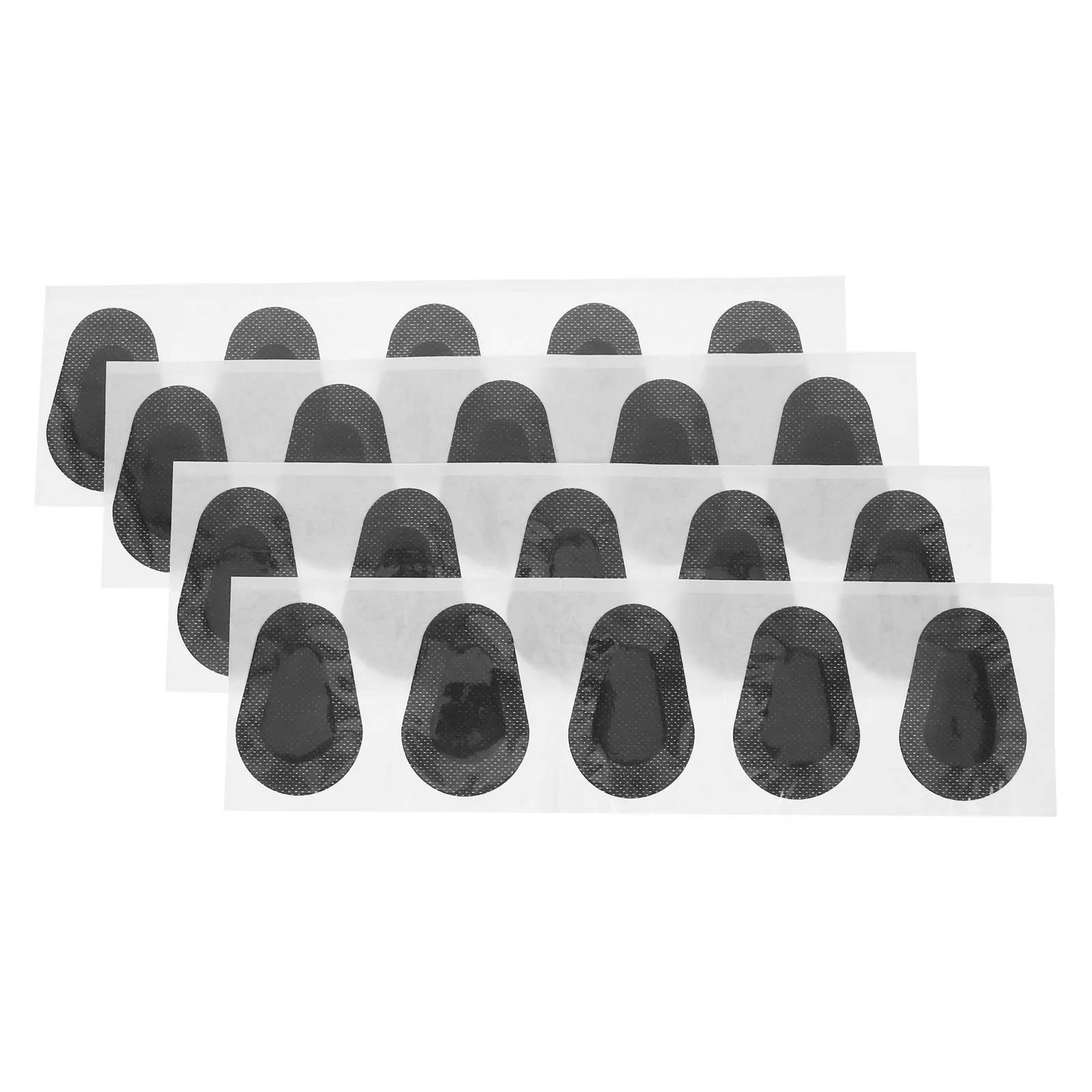 20Pcs Eye Protection Patch for Black Small Size Nonwoven Adhesive Lazy Eye Treatment Orthopads Light Blocking for Daily Use