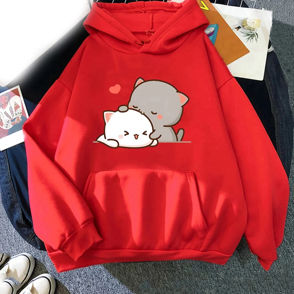 Herbst Bubu Dudu Herren Hoodie Herren und Damenmode einfache lang ärmel ige Pullover Street Trend Harajuku niedlichen großen Sweatshirt