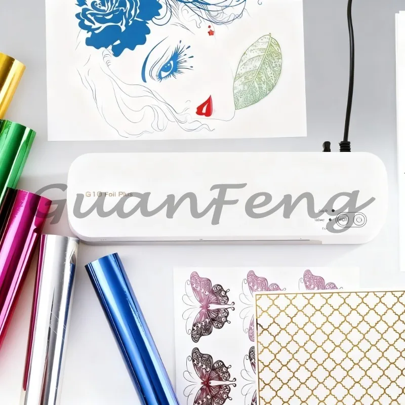 2‑in‑1  Heat Foil Transfer Applicator & Laminating Machine Paper Type Hot Stamping Equipment