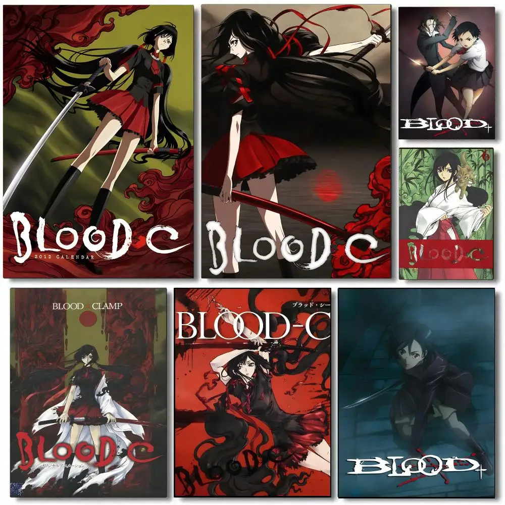 Horror Anime B-BLOOD-C Poster Painting Prints Wall Art Picture Film Room Home Bar Cafe Decor Home Mural