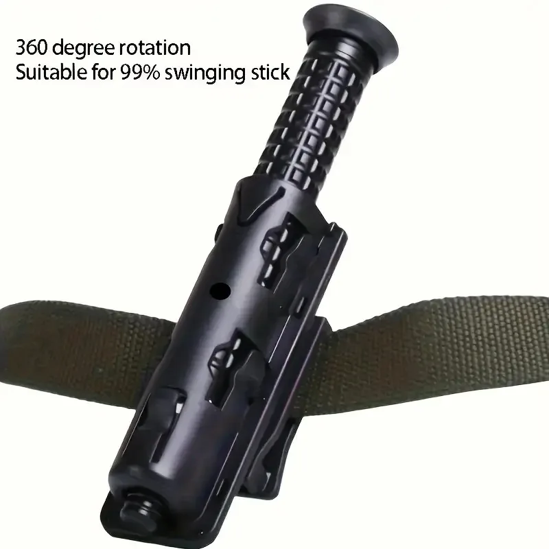 1pc Portable Mechanical Baton holder, Quick-Draw Tactical Bat holder for Use with Adjustable Extension for Equipment