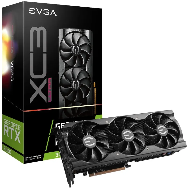 

Новые маркетинговые распродажи. Видеокарта EVGGA 24G-P5-3987-KR/GeForRce-RTX 3090 FTW3 Ultra 24 ГБ GDDR6X...