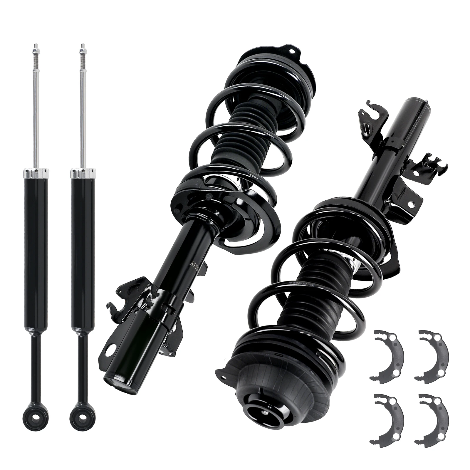 

MaXpeedingrods Brand New 4x Front & Rear OE Shock Struts Coil Spring Suspension Parts for Jeep Cherokee 2014-2018 FWD 13611