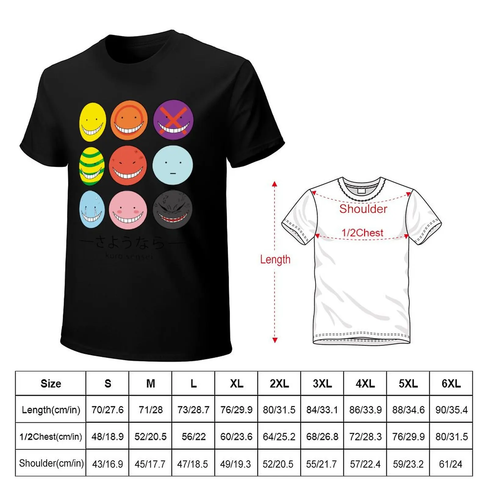 KORO SENSEI T-Shirt man t shirts high quality luxury brand T-Shirt