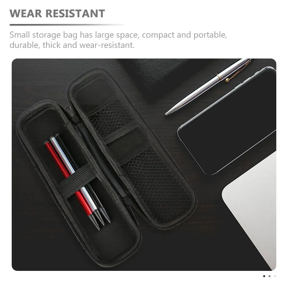 

Stylus Pen Case Portable Hard Eva Shell Storage Bag Large Capacity Compact Pen Organizer Zipper Pouch for Stylus USB Cable