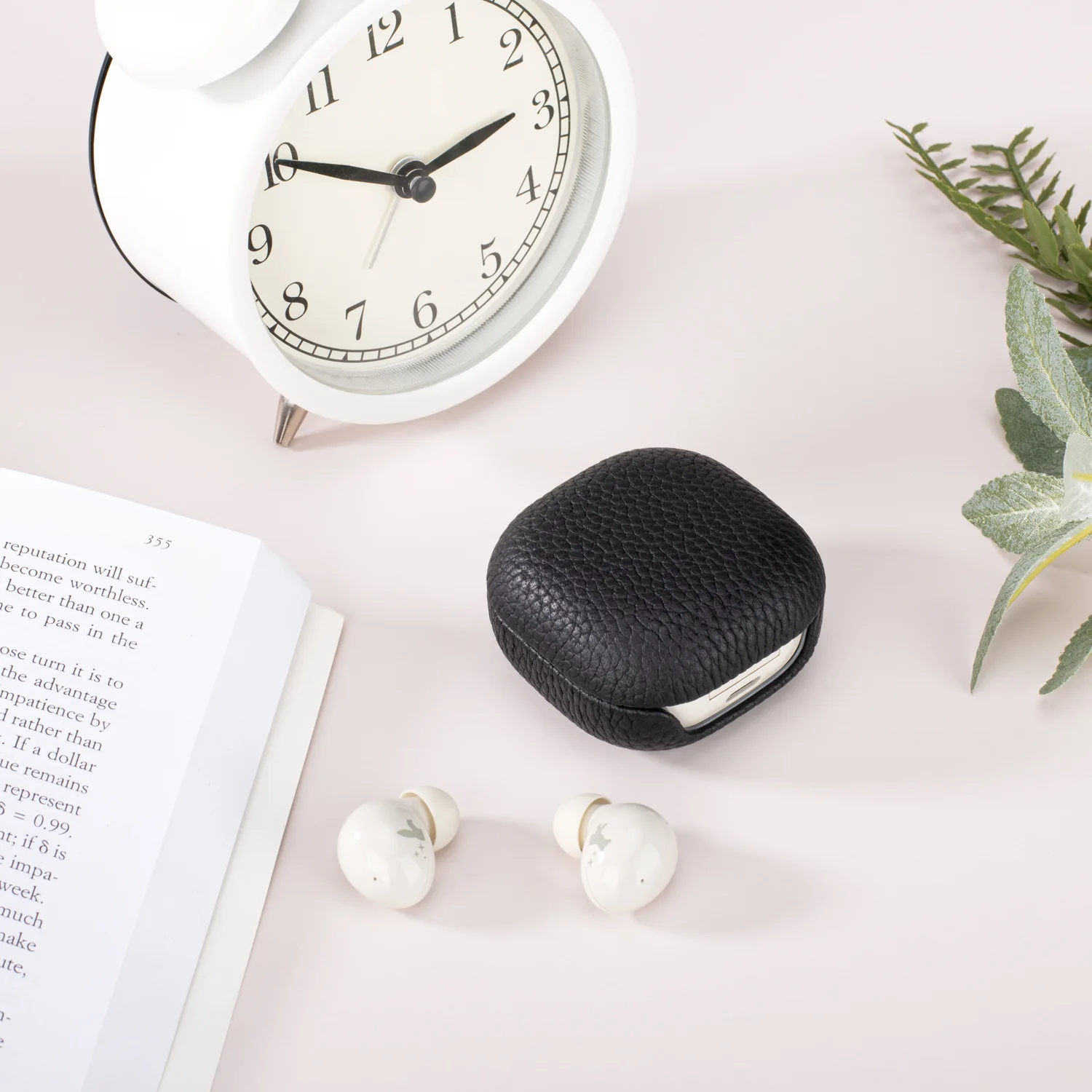 Samsung Galaxy buds2/budsライブ/buds pro用の合成皮革ケースlycheeパターンGalaxybuds2 pro用のライブカバー