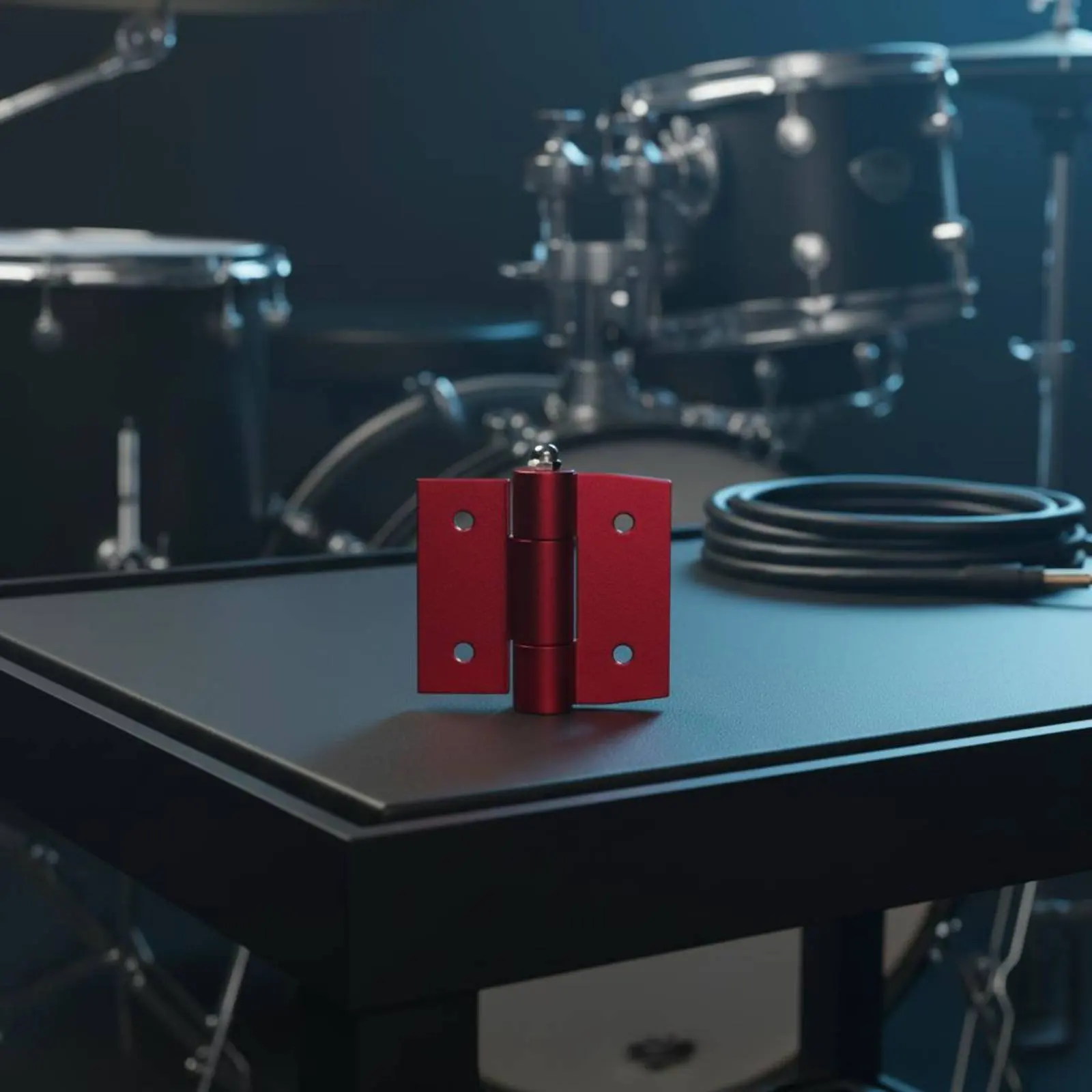

Double Pedal Connector Hinge Sturdy Bass Drum Pedal Hinge Double Kick Drive Shaft Universal Fit Music Gear Easy to Install