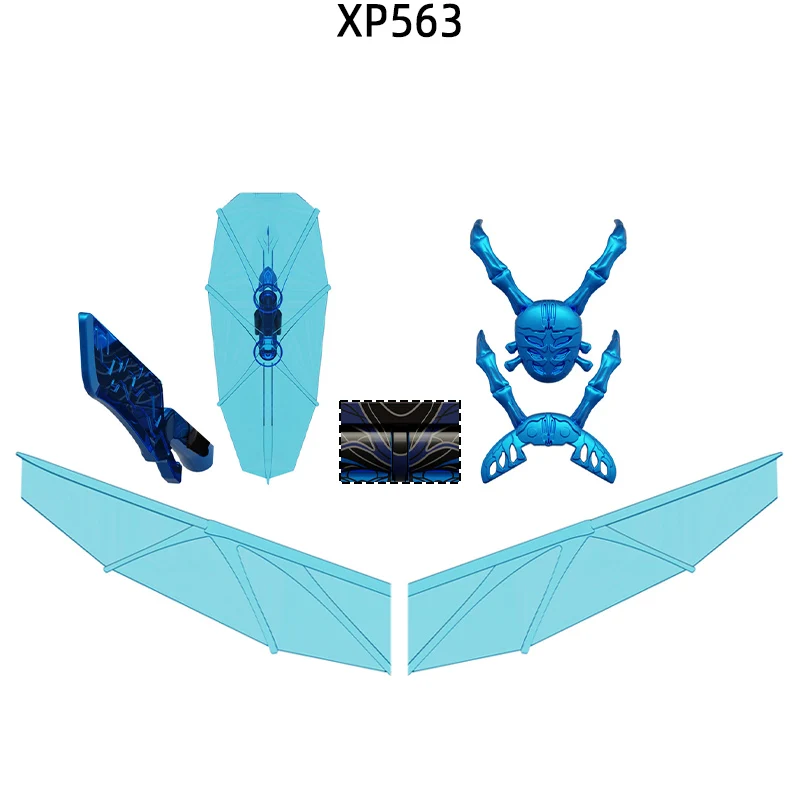 

The XP563 Weapons Pants Hair Parts Action Figures Wings Shield Knife Model Blocks MOC Bricks Set Gifts Toys