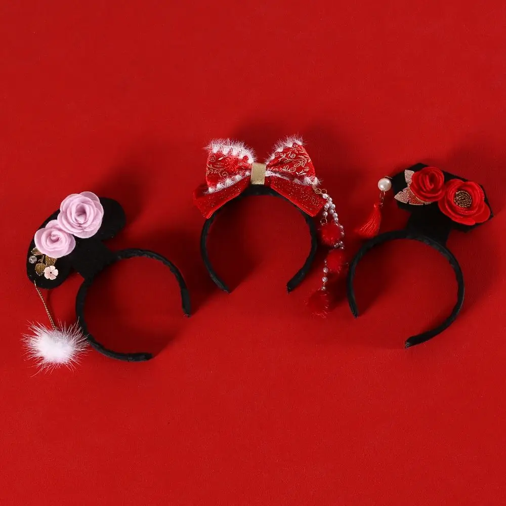 Puppy Chinese Style Pet New Year Headband Traditional Hanfu Cat Headdress Court Princess Vintage Dog Hanfu Headband Dog/cat