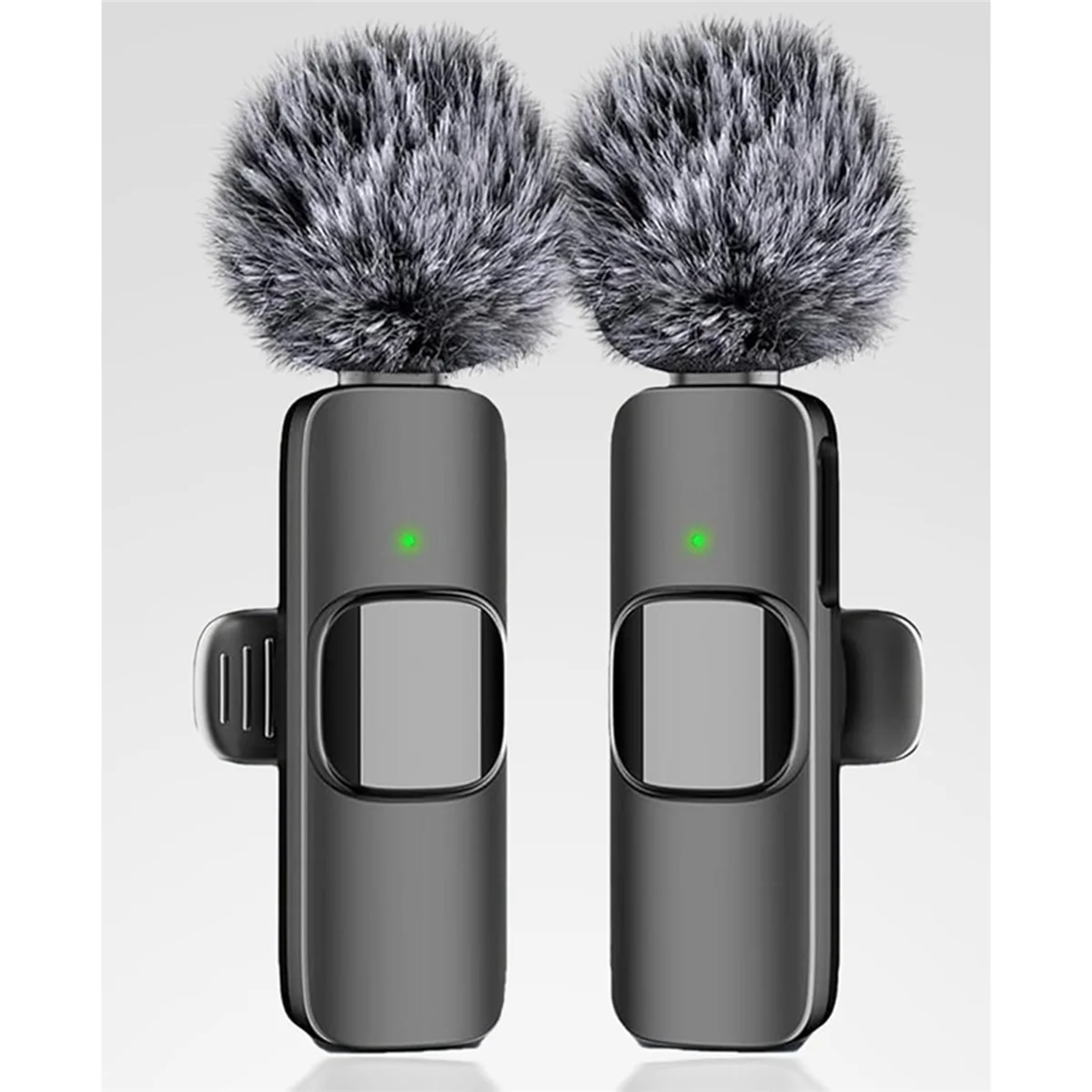 A14M 2X 3 in 1 ワイヤレスラベリアマイク、Android、USB-C マイク、ノイズリダクション付きミニマイク用