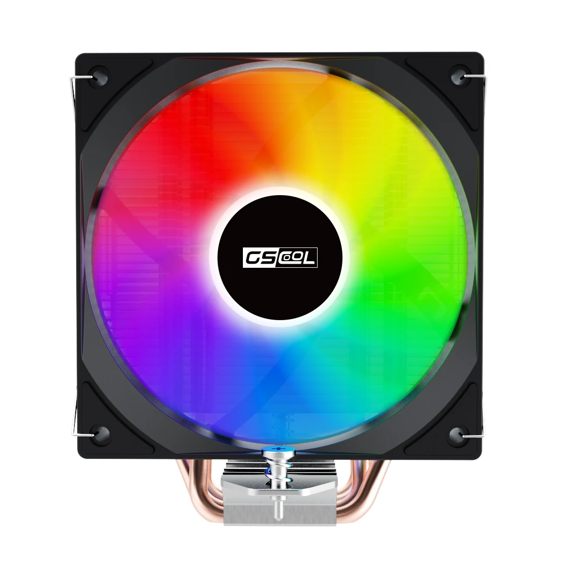 GSCOOL G-400K Computer CPU Cooler with Four Copper Tubes and ARGB desktop Cooling Fan Tower-Style Air-Cooling System
