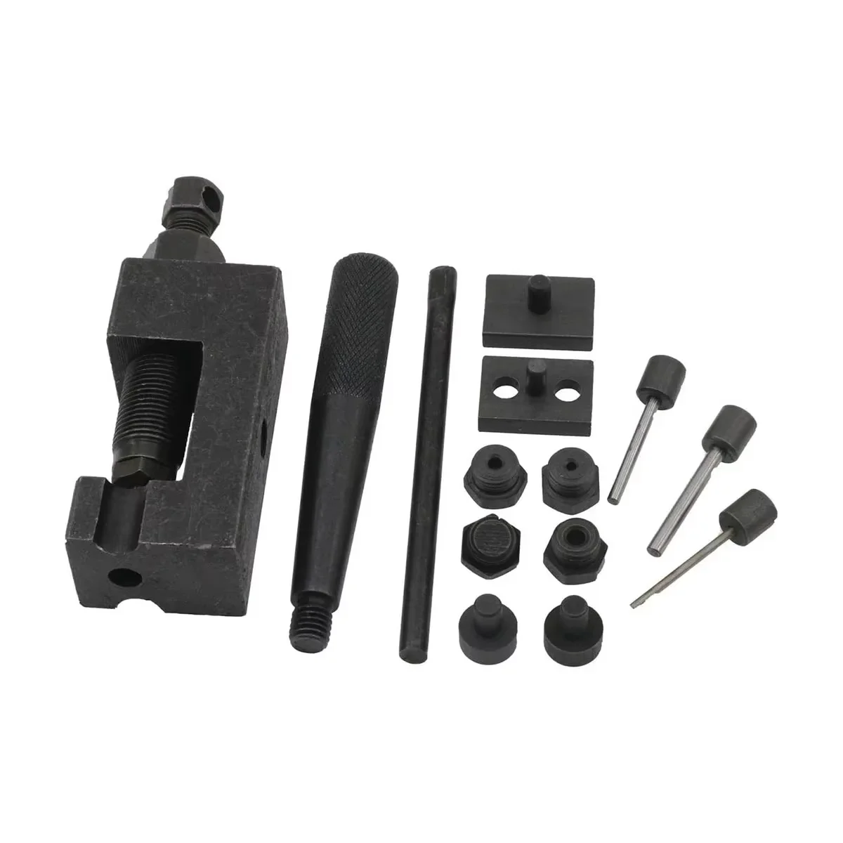Universal Heavy-Duty Motorcycle Chain Breaker Rivet Tool 6-Pin Chain Cutter Bicycle Repair Machine for Bike Maintenance