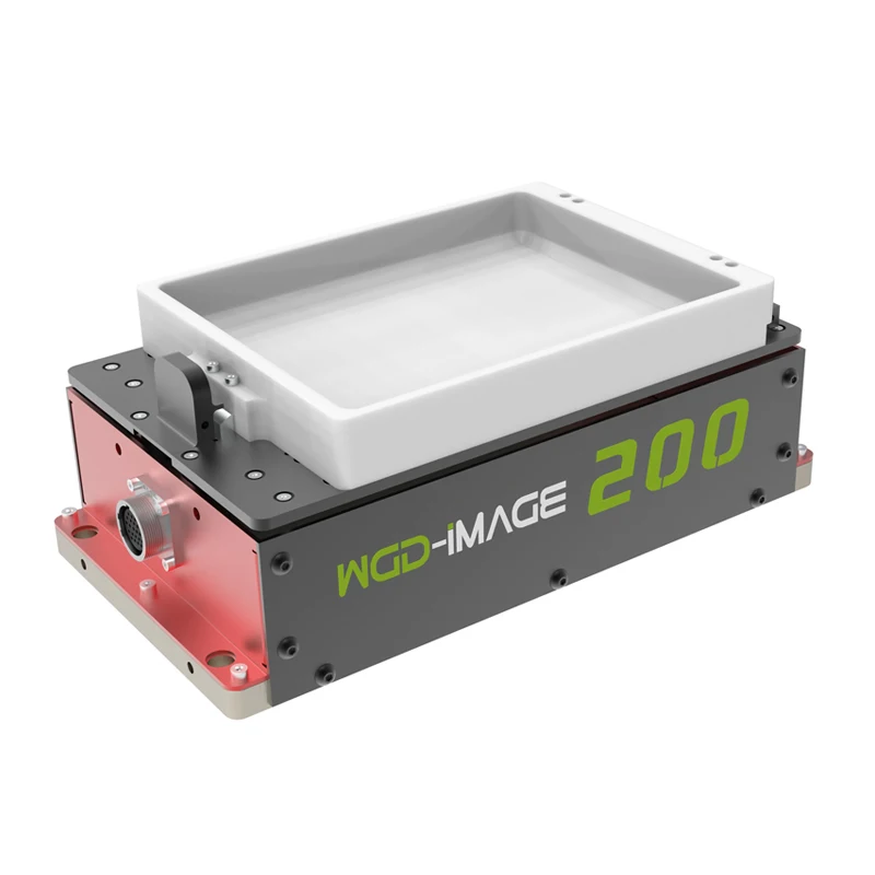 Plataforma alimentadora de placa vibratória flexível para alimentação e descarga de metal com chip