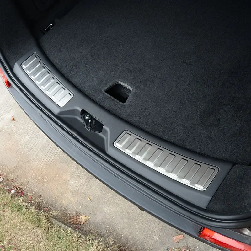 Für Land Rover Discovery Sport 2015-2019 Auto Hinten Stoßstange Schwanz Verhindern Verschleiß Platte Schweller Schutz Abdeckung Trim Aufkleber auto