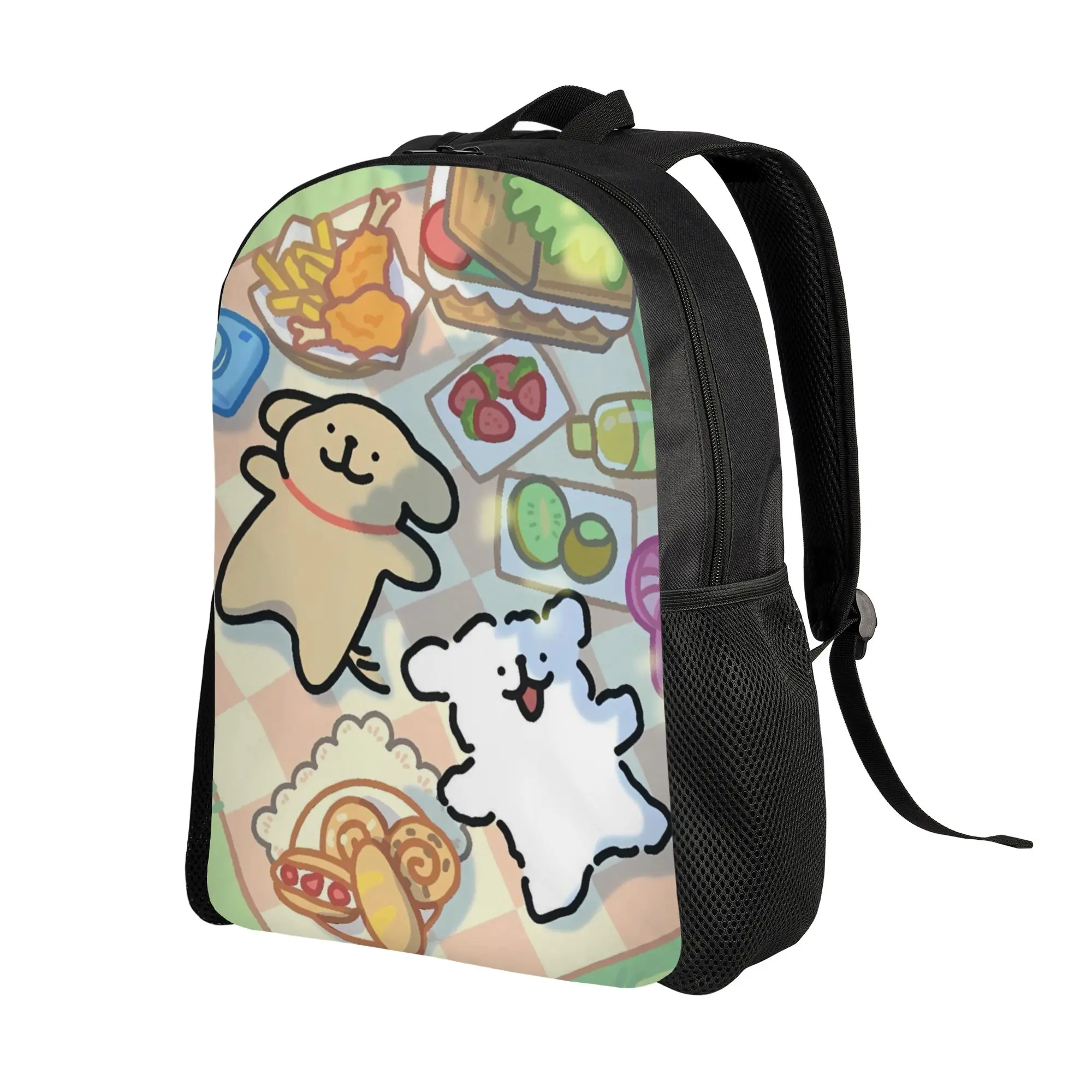 Line Dog  Backpack  Stylish Backpacks Boy Outdoor Style Lightweight High School Bags High Quality Rucksack