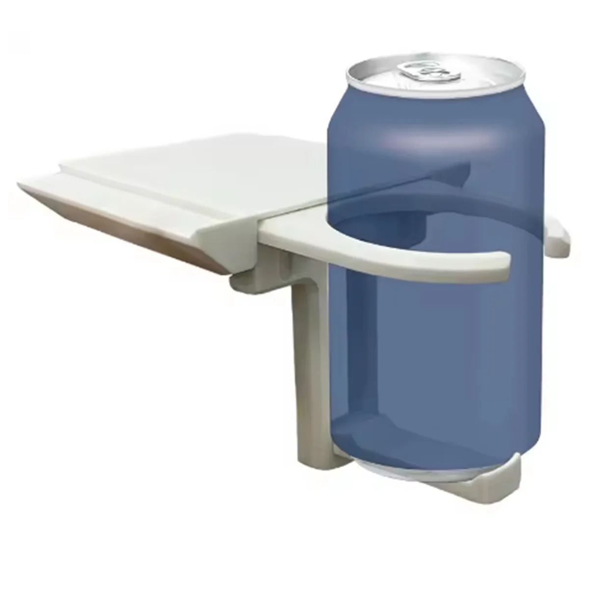 AA98 Under Table Folding Cup Holder Retractable Water Bottle Holder Soda Rack Headset Hanger Hat Organizer for Home School