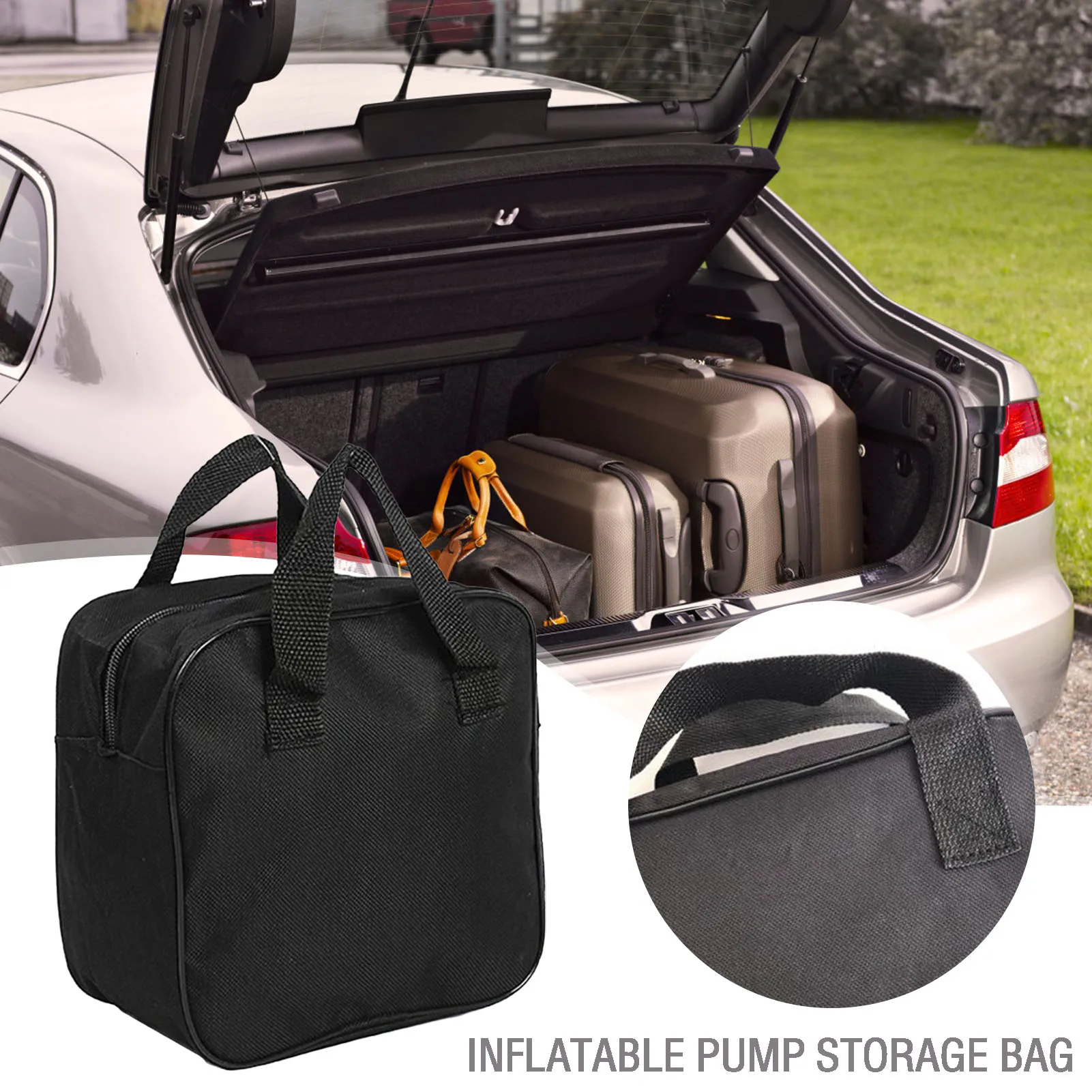 Bolsas de herramientas portátiles para mecánica de coche, bomba infladora, bolsas de almacenamiento de herramientas para llave, destornillador, alicates