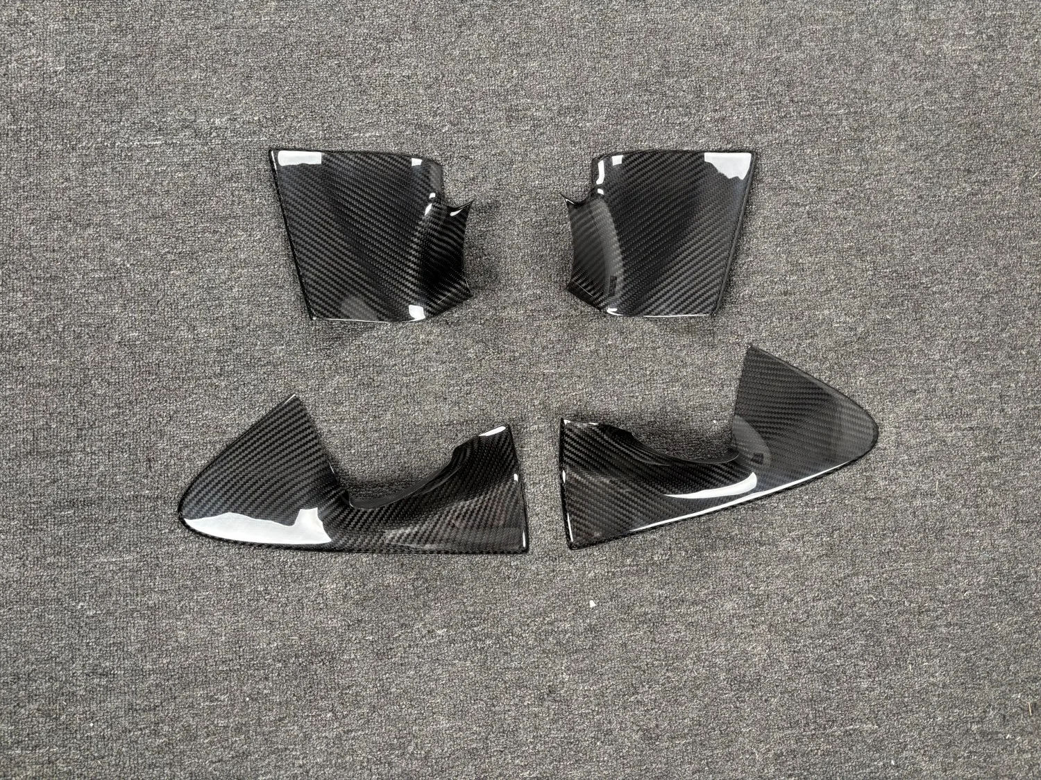 Copertura per maniglia per porta in stile OEM in fibra di carbonio a secco di alta qualità per copertura decorativa per maniglia per porta McLaren 720s