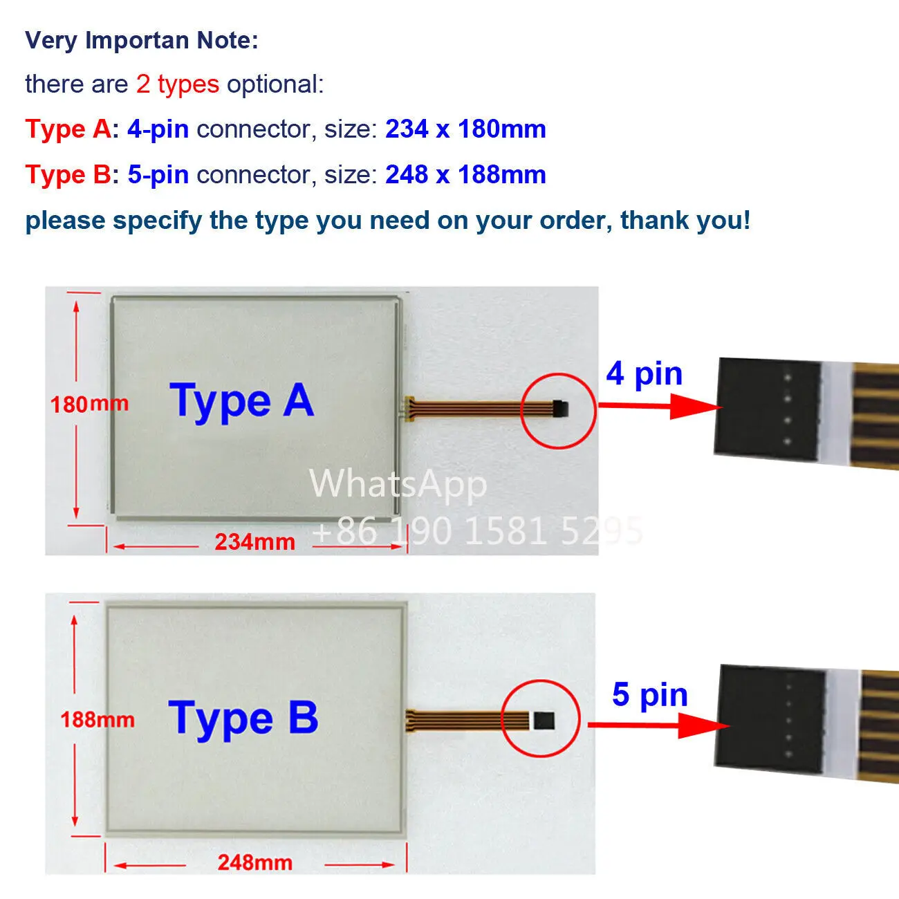 Fit for B&R 4PP220.1043-K03 Touch Screen Glass Digitizer Panel 1-Year Warranty