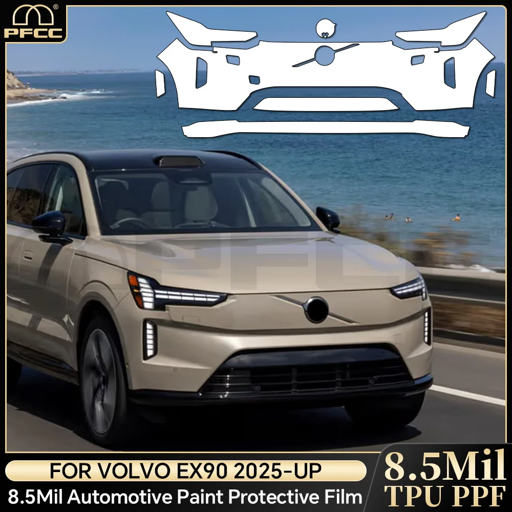 

For Volvo EX90 2025 TPU Paint Protection Film Clear Bra Car Body Pre-cut PPF Anti-scratch Resistant Repairable Invisible Cover