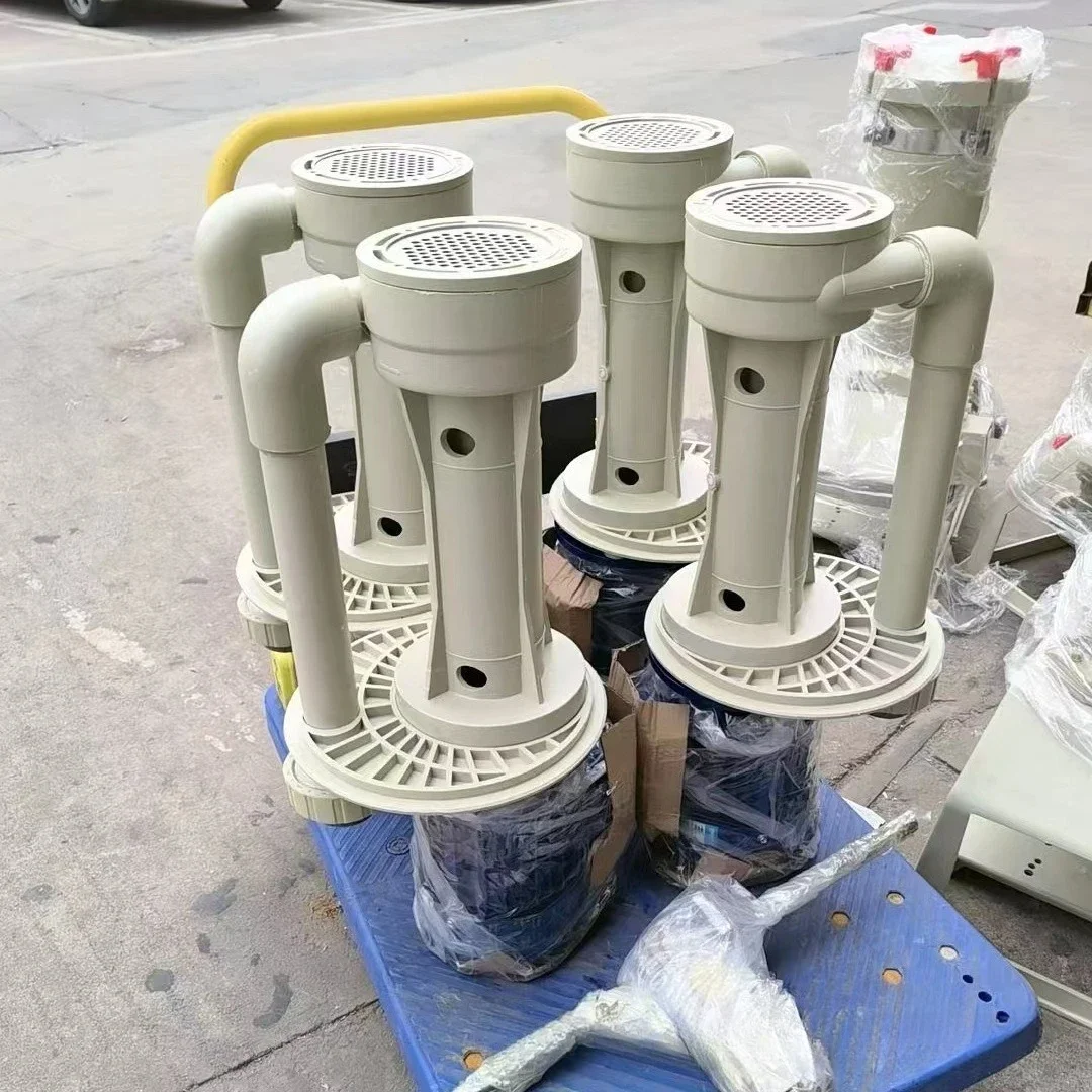 pump in special tank for wastewater etching, vertical pump in explosion-proof tank, can withstand high temperature idling