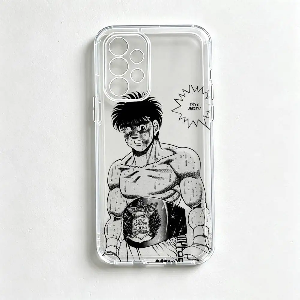 Anime Hajime no Ippo  Phone Case Transparent Silicone Soft For Samsung S25,S24,S21,S22,S23,S30,Ultra,S20,Plus,Fe