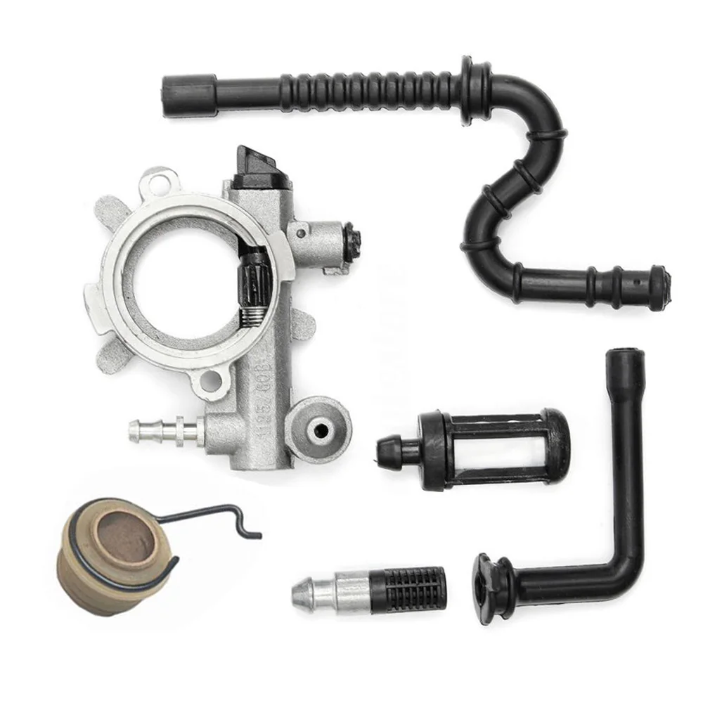 Chainsaw Attachment MS360 1125 640 Replacement Accessories Tool Oil pump Spare Parts Fuel Filter Worm Rod Maintenance