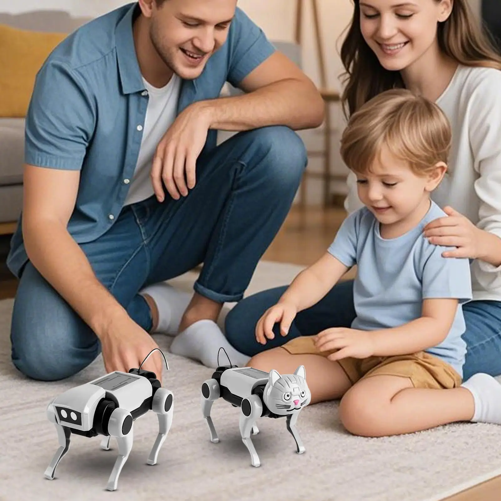 Smart Robot Dog Interactive Remote Control Smart Robotic Pet With Touch Sensor For Boys & Girls RC Robot Dog Toy For Kids Boys