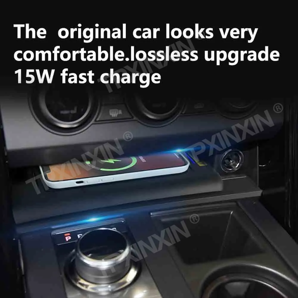 For Land Rover Discovery 5 2017-2020 Quick QI Car Wireless Charger Fast Charging Intelligent Infrared Mobile Phone Dashboard