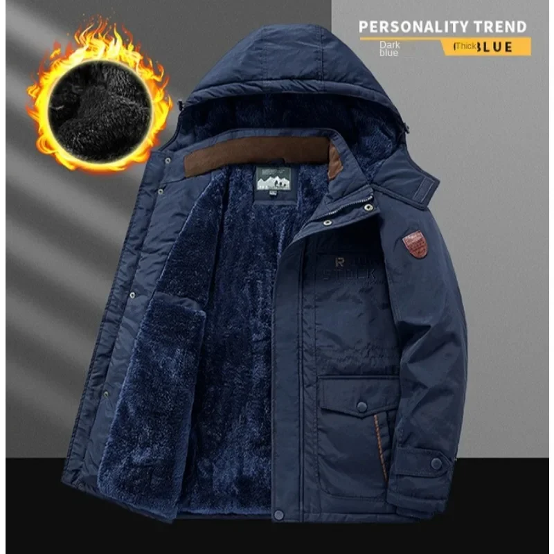 Hot Men's Winter Coat Cold Jackets Fishing Sports Sweat-shirts Sweatshirts Fashion Baseball Jersey Mens Camping Padded Hooded