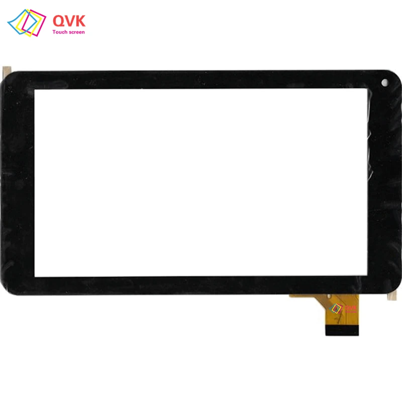 Pantalla táctil capacitiva para tableta, Panel de vidrio externo, Sensor digitalizador, 7 pulgadas, negro, nuevo, How Max Quad A0011