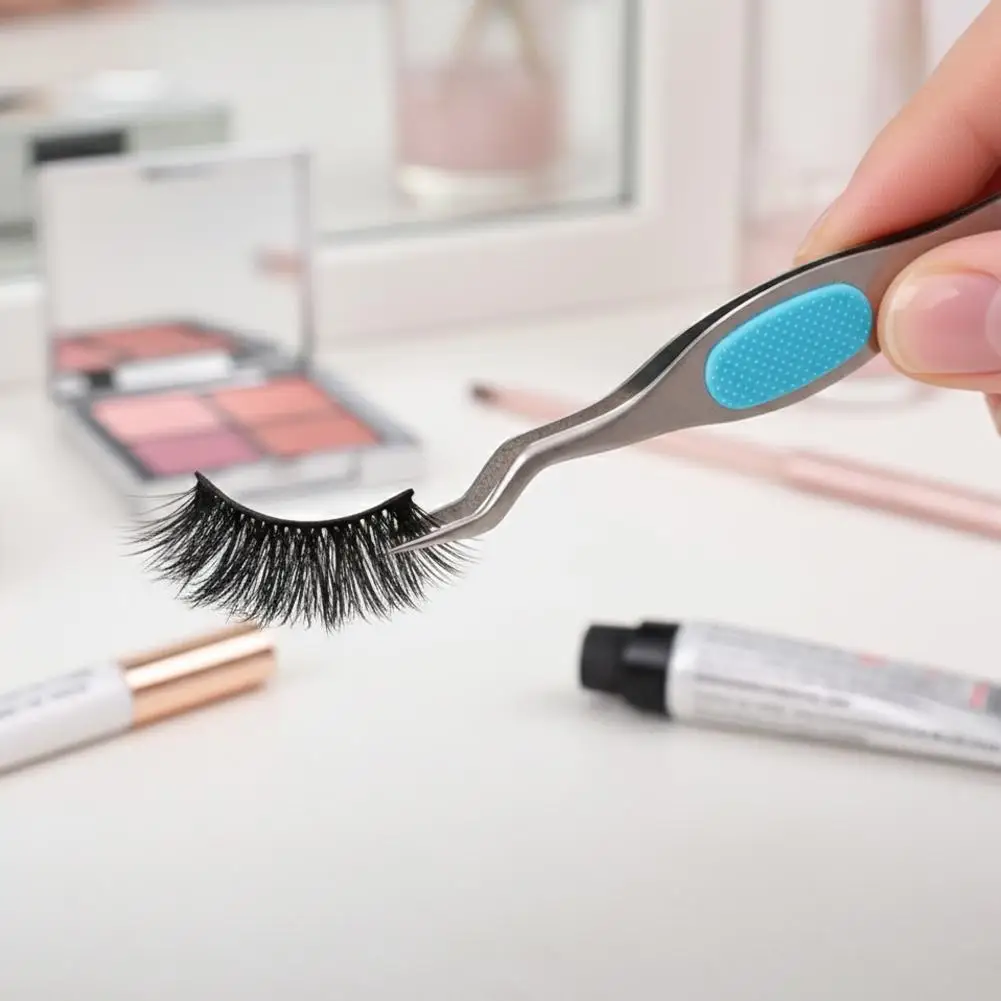 리버스 핀셋 다기능 그립 핀셋 재봉용 몰드 가짜 속눈썹 DIY 보석 제작 팁 핀셋 수리 도구